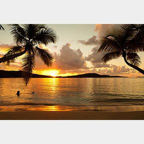 caribbean sunset